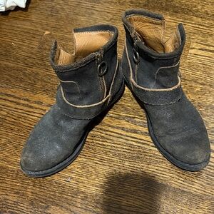 Frye Kids Black and Brown Boots